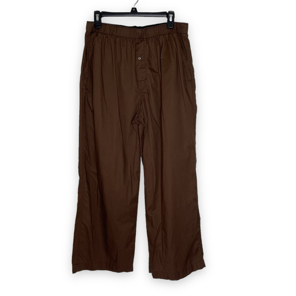 Everlane Other - Everlane Women's The Woven P.J. Pant in Chestnut Brown 100% Cotton size Large